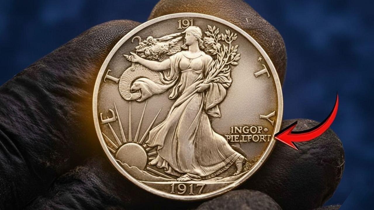 1917 Walking Liberty Half Dollar