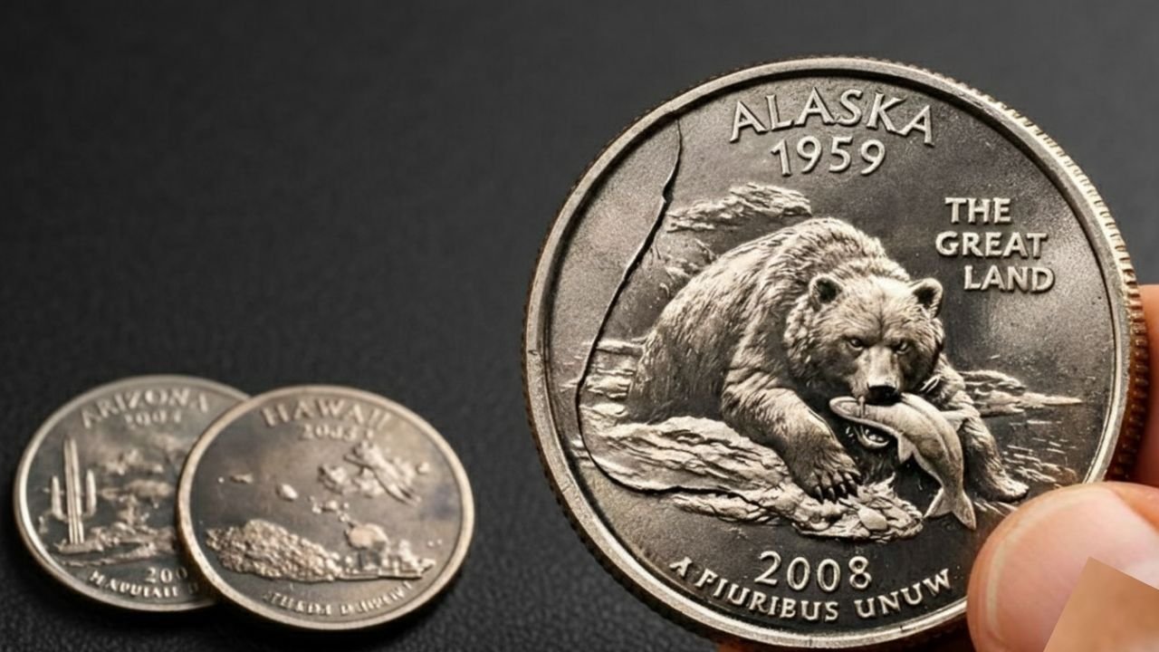 2008 State Quarter Error Coins